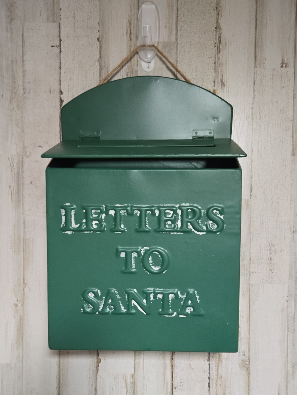 Holiday 'Letters to Santa' Wall Mailbox - Green